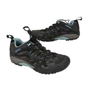 Merrell Chameleon Sneaker Women's Size 9 Black Blue Arc 2 Stretch Shoe Hiking